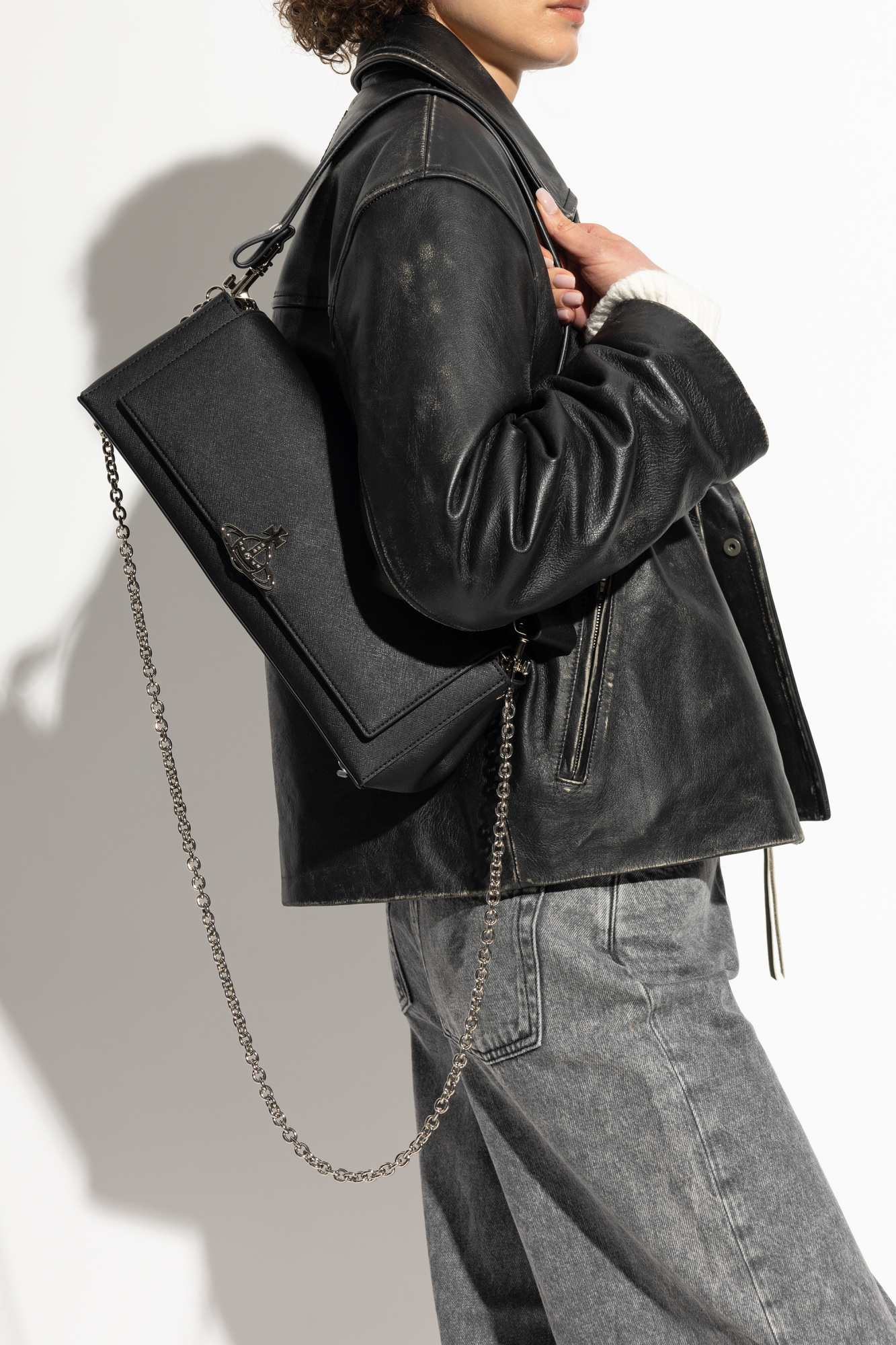Black Shoulder Bag 'Hazel Large' Vivienne Westwood
